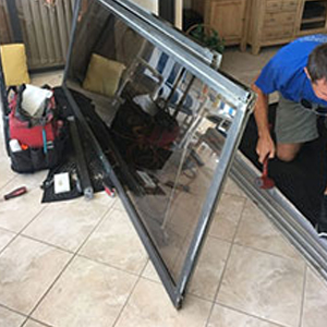 sliding glass door frame repair Coconut Creek